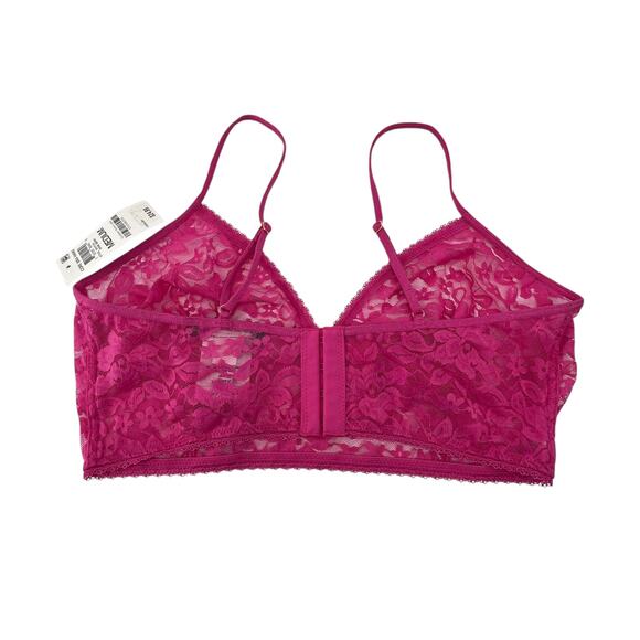 Lot of 2 INC Bralettes Core Bral Hang Size Medium Pink Beige Lace Bra NEW - Picture 3 of 5